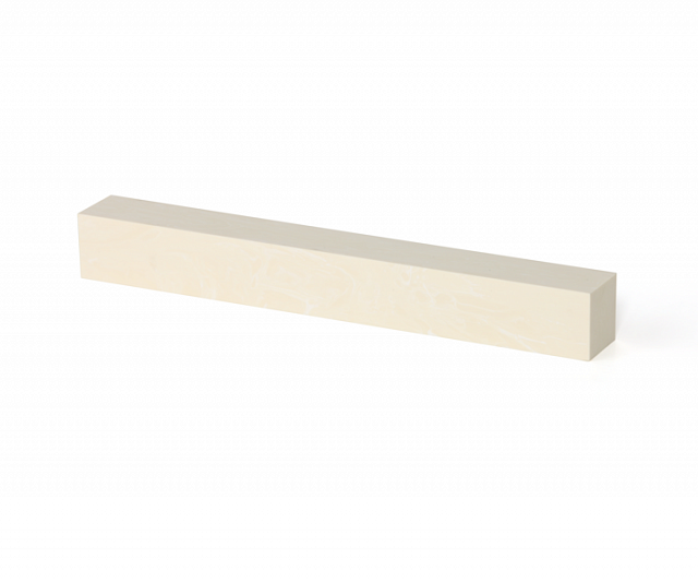 Элфорин Elfenbein gemasert (Ivory Grained) брусок 220x32x26мм