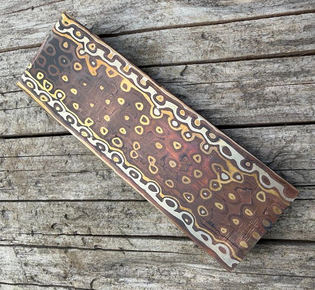 Штемпельное мокуме Danilchenco Custom-Steel 121×39×6 мм