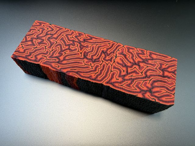 Авторская микарта CrazyFiber, брусок 141x46x32 мм