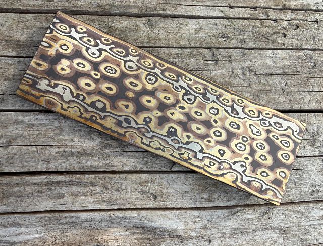 Штемпельное мокуме Danilchenco Custom-Steel 119×39×4 мм