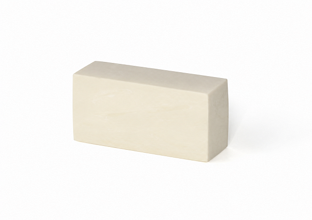 Элфорин Elfenbein gemasert (Ivory Grained) брусок-заготовка 70x40x30мм