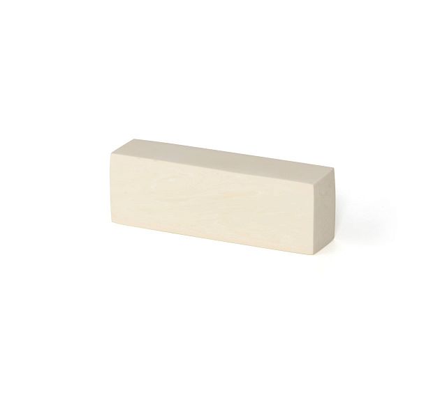 Элфорин Elfenbein gemasert (Ivory Grained) брусок-заготовка 95x40x30мм